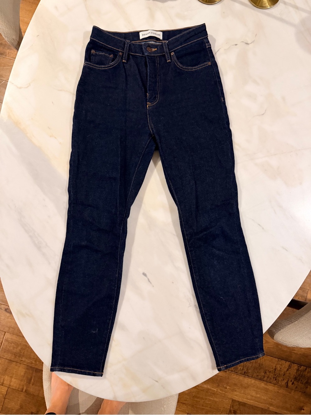 Denim Forum Women’s Dark Blue Skinny Jeans